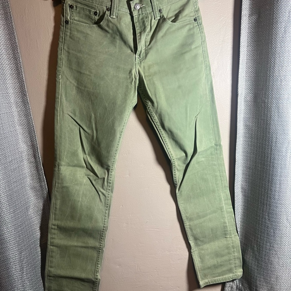 Levi's Men's Olive Slim Jeans